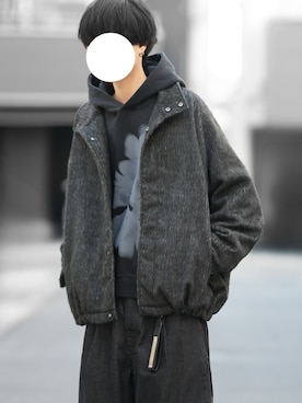 とっしーさん（メンズ・184cm）の冬コーディネート