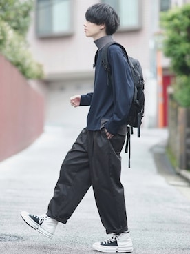 「DOOPZ（ドープス）のアイテム（ピアス（両耳用））」を使った、とっしーさん（メンズ・184cm）の夏コーディネート
