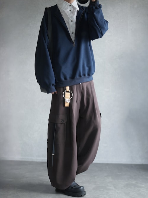 my beautiful landlet シャツ 「my landlet」 POPLIN RAGLAN OVERSIZE