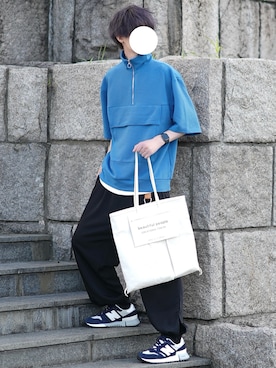 とっしーさん（メンズ・184cm）の夏コーディネート