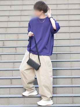 「FENDI（フェンディ）のアイテム」を使った、とっしーさん（メンズ・184cm）の春コーディネート