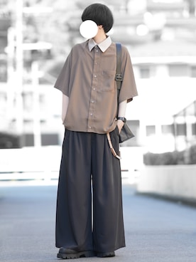 「アイテム（ブレスレット）」を使った、とっしーさん（メンズ・184cm）の夏コーディネート