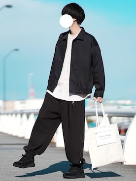 「アイテム（その他アウター）」を使った、とっしーさん（メンズ・184cm）の冬コーディネート