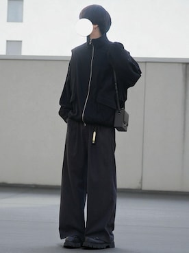 「アイテム（キーケース/キーアクセサリー）」を使った、とっしーさん（メンズ・184cm）の秋コーディネート