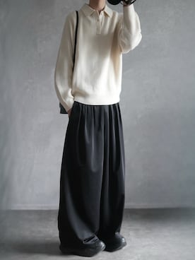 「CONVERSE ALL STAR（コンバースオールスター）のアイテム」を使った、とっしーさん（メンズ・184cm）の秋コーディネート