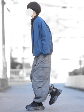 とっしーさん（メンズ・184cm）の冬コーディネート