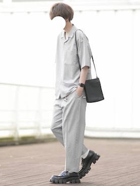 とっしーさん（メンズ・184cm）の夏コーディネート