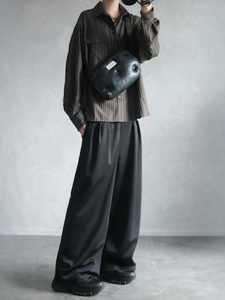 「DOOPZ(ドープス)のChunky Sole Volume Loafers - チャンキーソールボリュームローファー(ローファー)」を使った、とっしーさん(メンズ・184cm)の秋コーディネート
