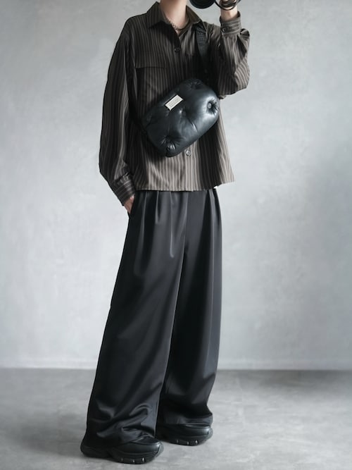 「DOOPZ(ドープス)のChunky Sole Volume Loafers - チャンキーソールボリュームローファー(ローファー)」を使った、とっしーさん(メンズ・184cm)の秋コーディネート