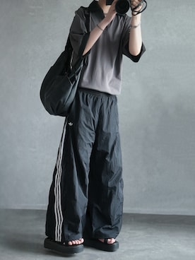 「GU（ジーユー）のアイテム」を使った、とっしーさん（メンズ・184cm）の夏コーディネート