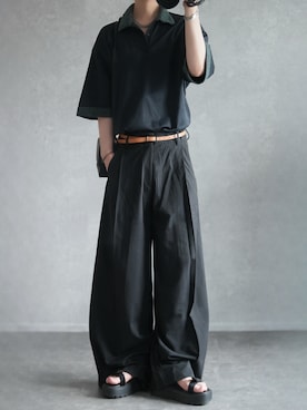 とっしーさん（メンズ・184cm）の夏コーディネート