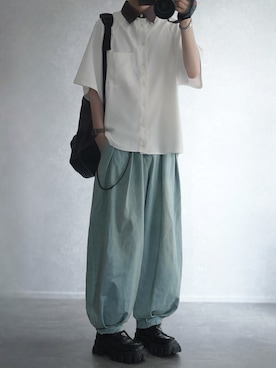 「アイテム（ブレスレット）」を使った、とっしーさん（メンズ・184cm）の夏コーディネート