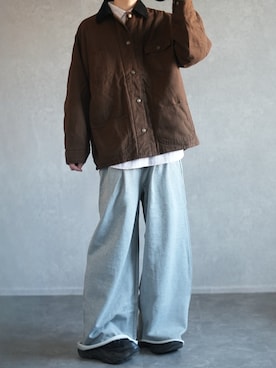 とっしーさん（メンズ・184cm）の冬コーディネート