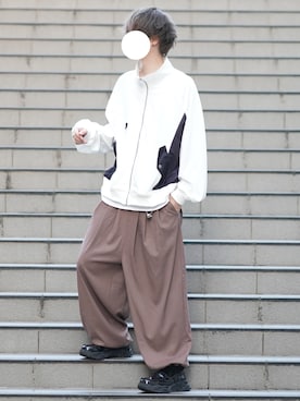 「DOOPZ（ドープス）のアイテム（ブルゾン）」を使った、とっしーさん（メンズ・184cm）の秋コーディネート
