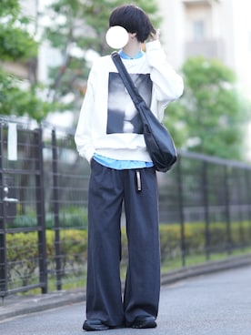 「アイテム（キーケース/キーアクセサリー）」を使った、とっしーさん（メンズ・184cm）の冬コーディネート