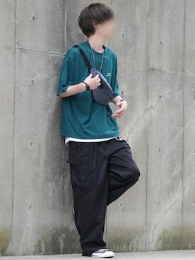 とっしーさん（メンズ・184cm）の夏コーディネート