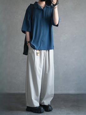 「PRADA（プラダ）のアイテム」を使った、とっしーさん（メンズ・184cm）の夏コーディネート