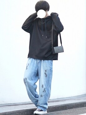 「FENDI（フェンディ）のアイテム」を使った、とっしーさん（メンズ・184cm）の秋コーディネート