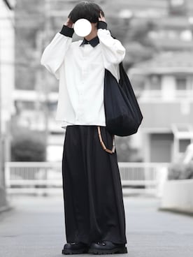 「HARE（ハレ）のアイテム」を使った、とっしーさん（メンズ・184cm）の夏コーディネート
