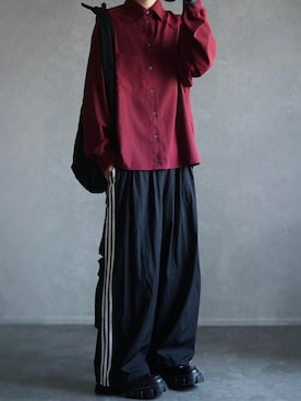 「アイテム（トートバッグ）」を使った、とっしーさん（メンズ・184cm）の夏コーディネート