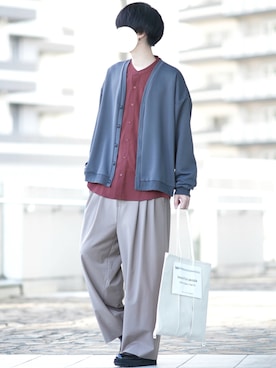 とっしーさん（メンズ・184cm）の冬コーディネート