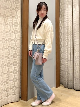 「アイテム（その他トップス）」を使った、yuuuboooさん（レディース・158cm）の春コーディネート