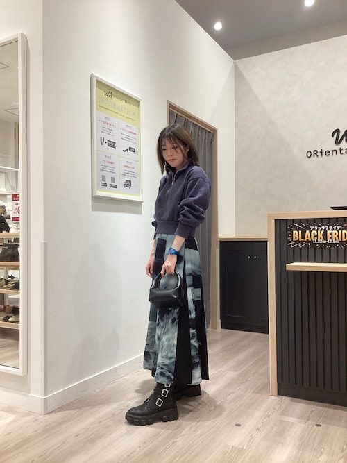 セール】ジップデザインベルトバックルブーツ 41417（ブーツ