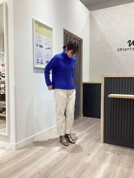 「ORiental TRaffic（オリエンタルトラフィック）のアイテム（ブーツ）」を使った、WA ORientalTRaffic レイクタウン店さん（レディース・162cm）の冬コーディネート