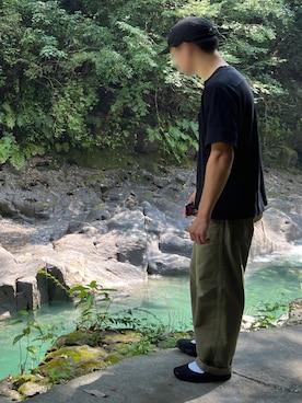 「エアリフト」｜fuuumiさん（メンズ・174cm・20代）の夏コーディネート