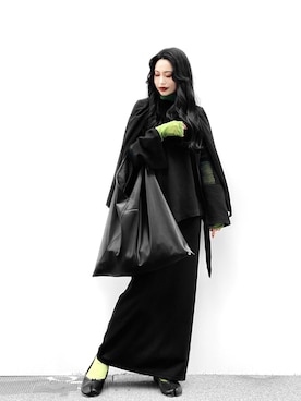 「アイテム（ソックス/靴下）」を使った、Aiさん（レディース・163cm）の春コーディネート