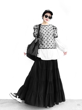 「BALENCIAGA（バレンシアガ）のアイテム」を使った、Aiさん（レディース・163cm）の春コーディネート