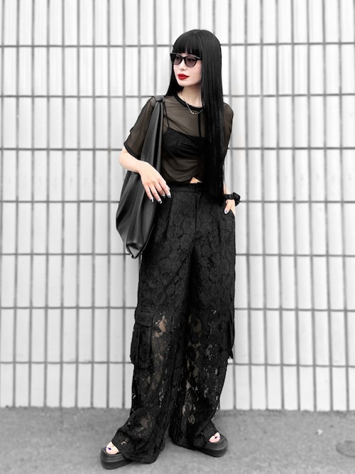 パンツ HOLIDAY LACE PANTS HOLIDAY（ホリデイ）の「LACE PANTS レースパンツ（その他パンツ