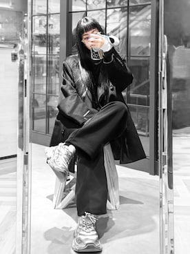 「PRANK PROJECT（プランクプロジェクト）のアイテム」を使った、Aiさん（レディース・163cm）の冬コーディネート