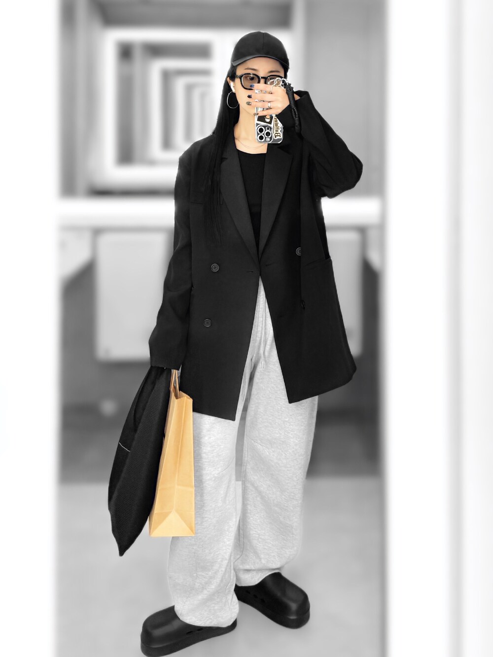 PRADAのキャップを使った人気ファッションコーディネート（ユーザー