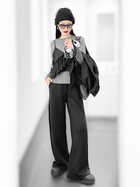 「アイテム（テーラードジャケット）」を使った、Aiさん（レディース・163cm）の秋コーディネート