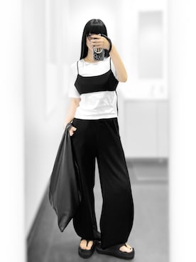 「GU（ジーユー）のアイテム」を使った、Aiさん（レディース・163cm）の夏コーディネート