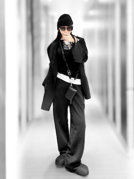 「アイテム（財布/小物）」を使った、Aiさん（レディース・163cm）の冬コーディネート