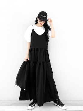 「BALENCIAGA」｜「アイテム（ワンピース/ドレス）」を使った、Aiさん（レディース・163cm）の春コーディネート