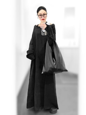 「アイテム（サングラス）」を使った、Aiさん（レディース・163cm）の秋コーディネート