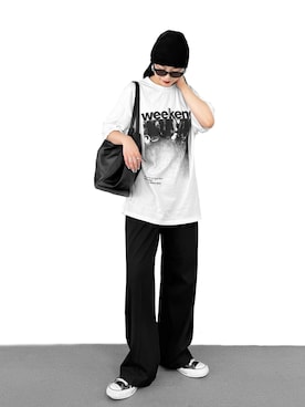 「CONVERSE（コンバース）のアイテム（シューズ）」を使った、Aiさん（レディース・163cm）の秋コーディネート