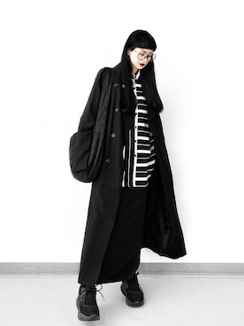 「LVEU.（ラブユ.）のアイテム（ジャケット/アウター）」を使った、Aiさん（レディース・163cm）の春コーディネート