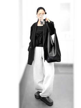 「アイテム（キャミソール）」を使った、Aiさん（レディース・163cm）の冬コーディネート