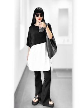 「wee9s（ウィークス）のアイテム」を使った、Aiさん（レディース・163cm）の秋コーディネート