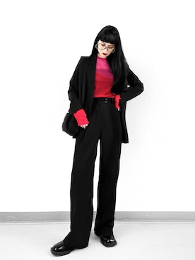 「LVEU.（ラブユ.）のアイテム（ジャケット/アウター）」を使った、Aiさん（レディース・163cm）の春コーディネート
