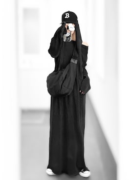 「アイテム（ワンピース）」を使った、Aiさん（レディース・163cm）の秋コーディネート