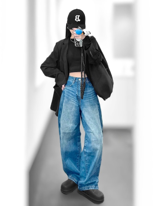 WIDE BEETLE DENIM PANTS/ワイドビートルデニムパンツ（デニムパンツ
