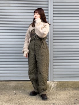 澪(レイ)さん(レディース・153cm)の冬コーディネート