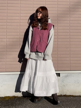 澪(レイ)さん(レディース・153cm)の冬コーディネート