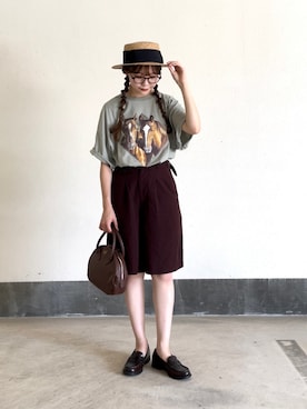 澪(レイ)さん(レディース・153cm)の夏コーディネート