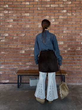 「Handmade（ハンドメイド）のアイテム」を使った、澪（ﾚｲ）さん（レディース・153cm）の秋コーディネート